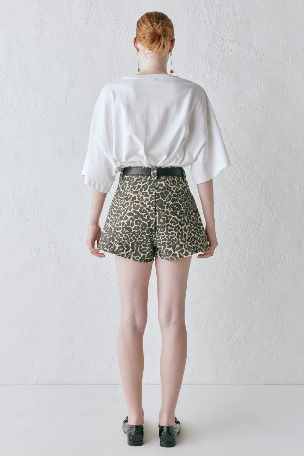Abigail Denim Shorts Leopard - Image 8