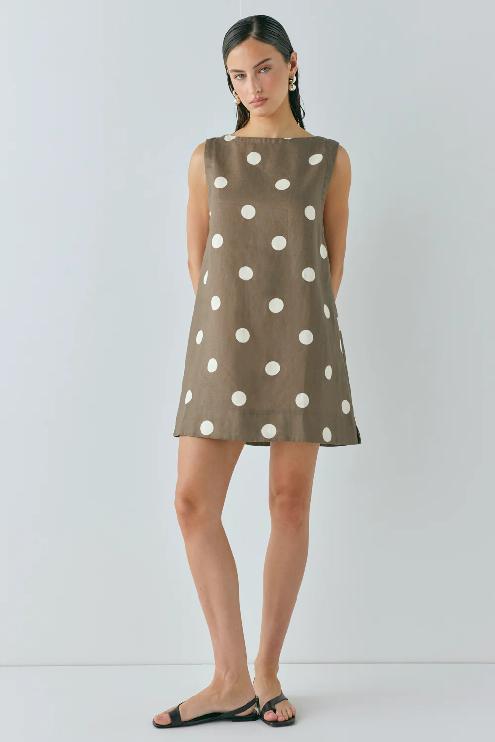 Aftersun Linen Mini Dress Spot