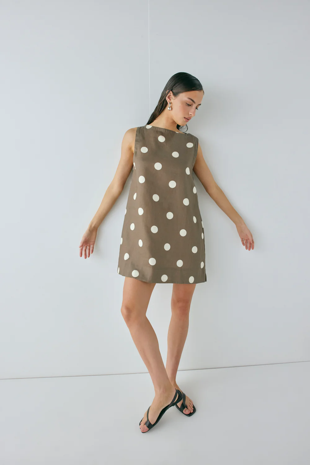 Aftersun Linen Mini Dress Spot - Image 5