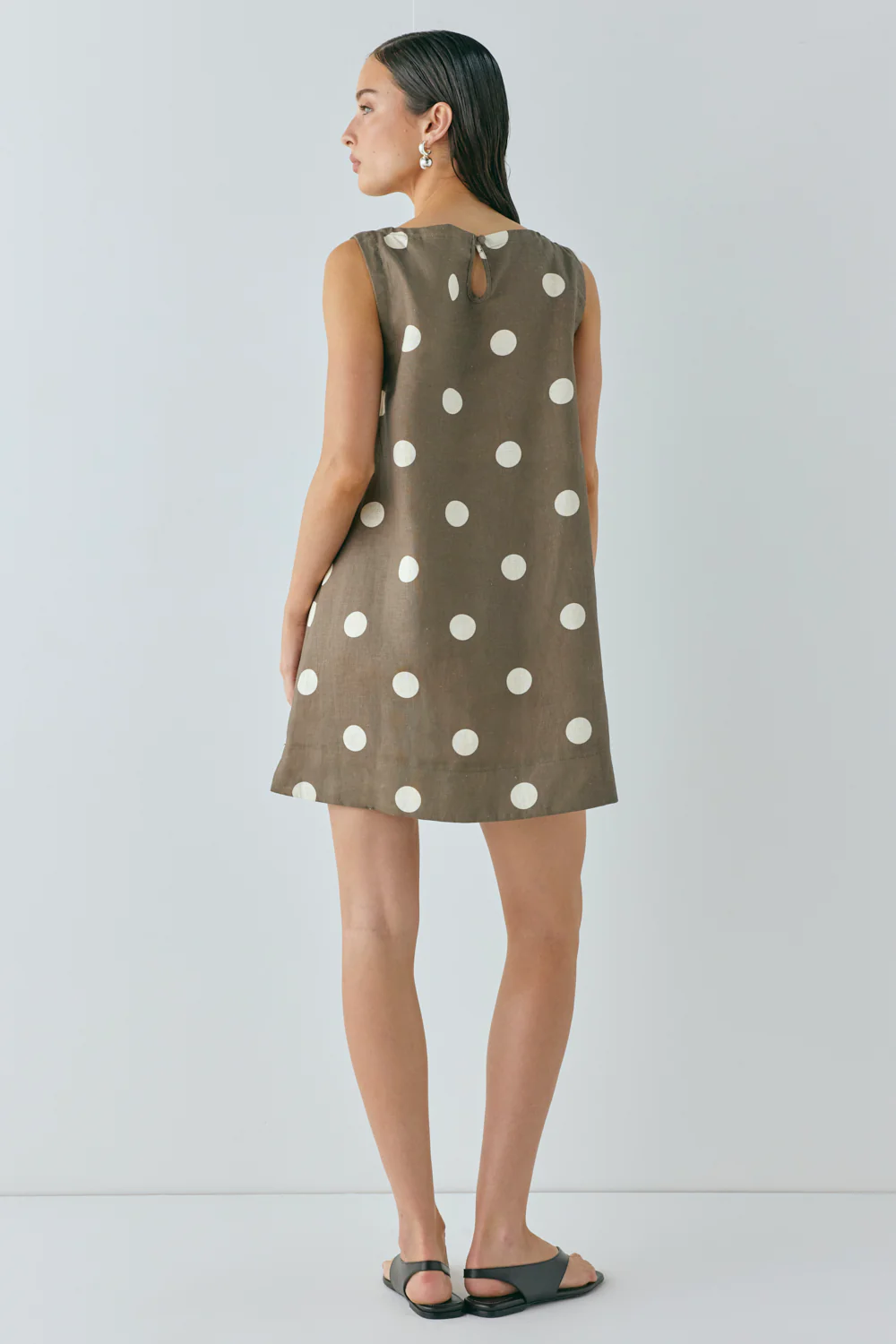 Aftersun Linen Mini Dress Spot - Image 7