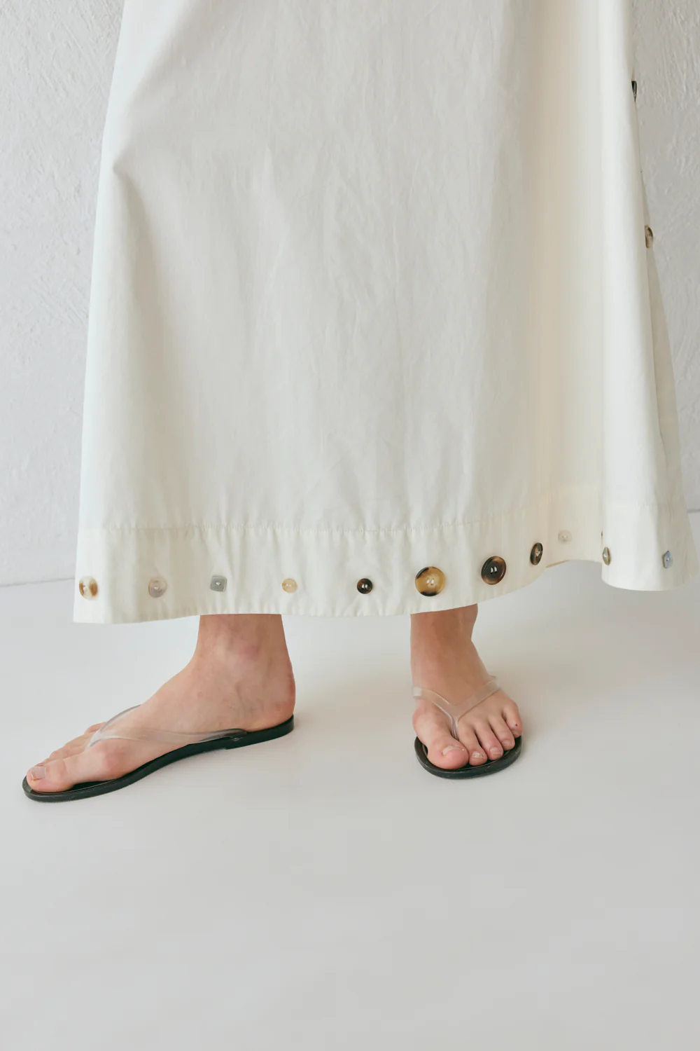 Alek Midi Skirt Cream - Image 5