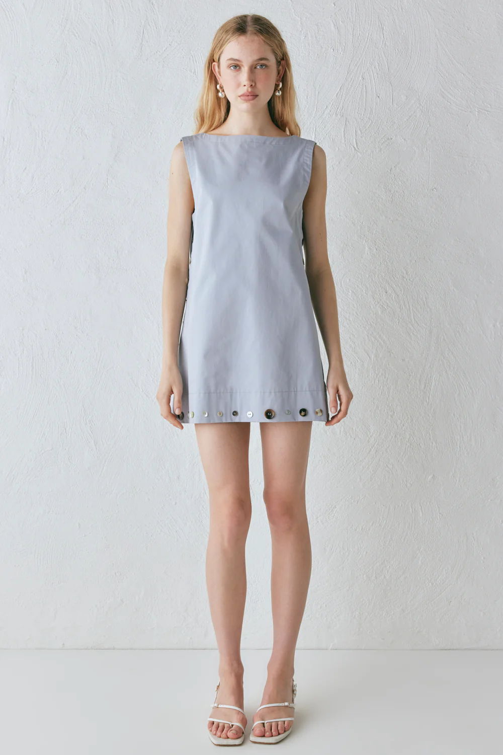 Alek Mini Dress Powder - Image 2