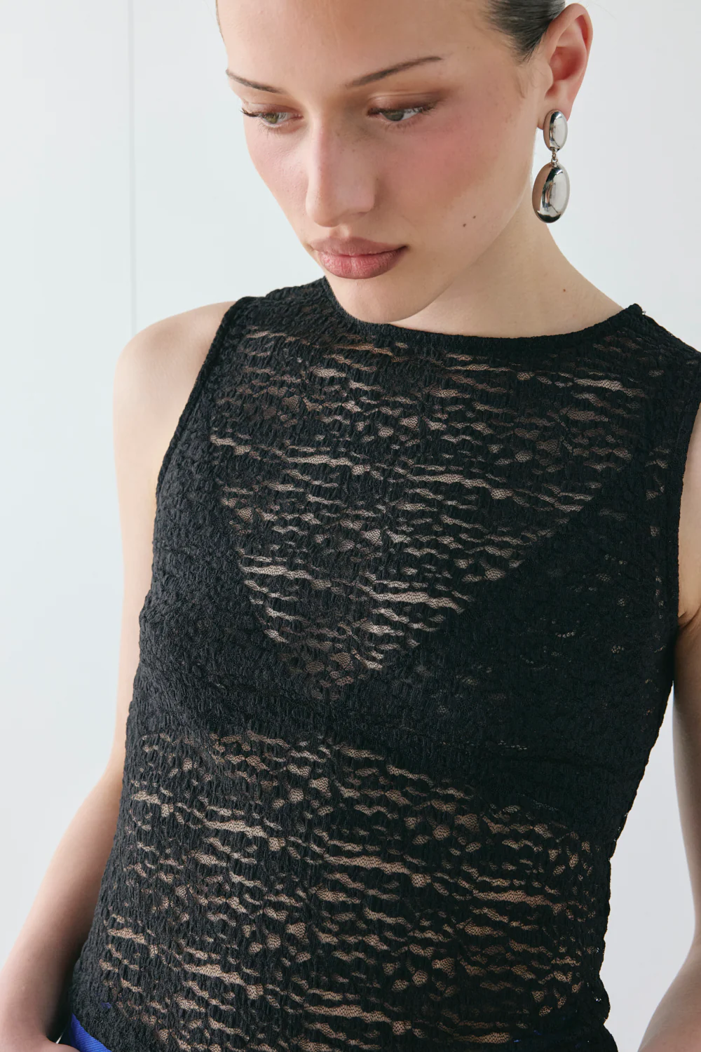 Alexis Lace Top Black - Image 5