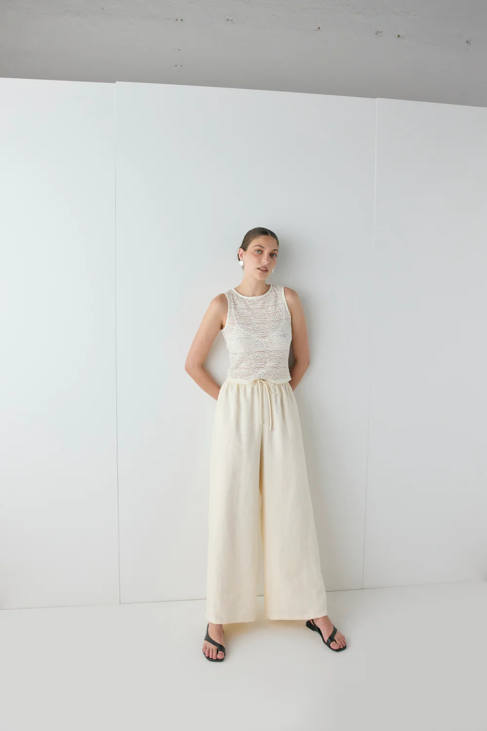 Alexis Lace Top Cream - Image 6