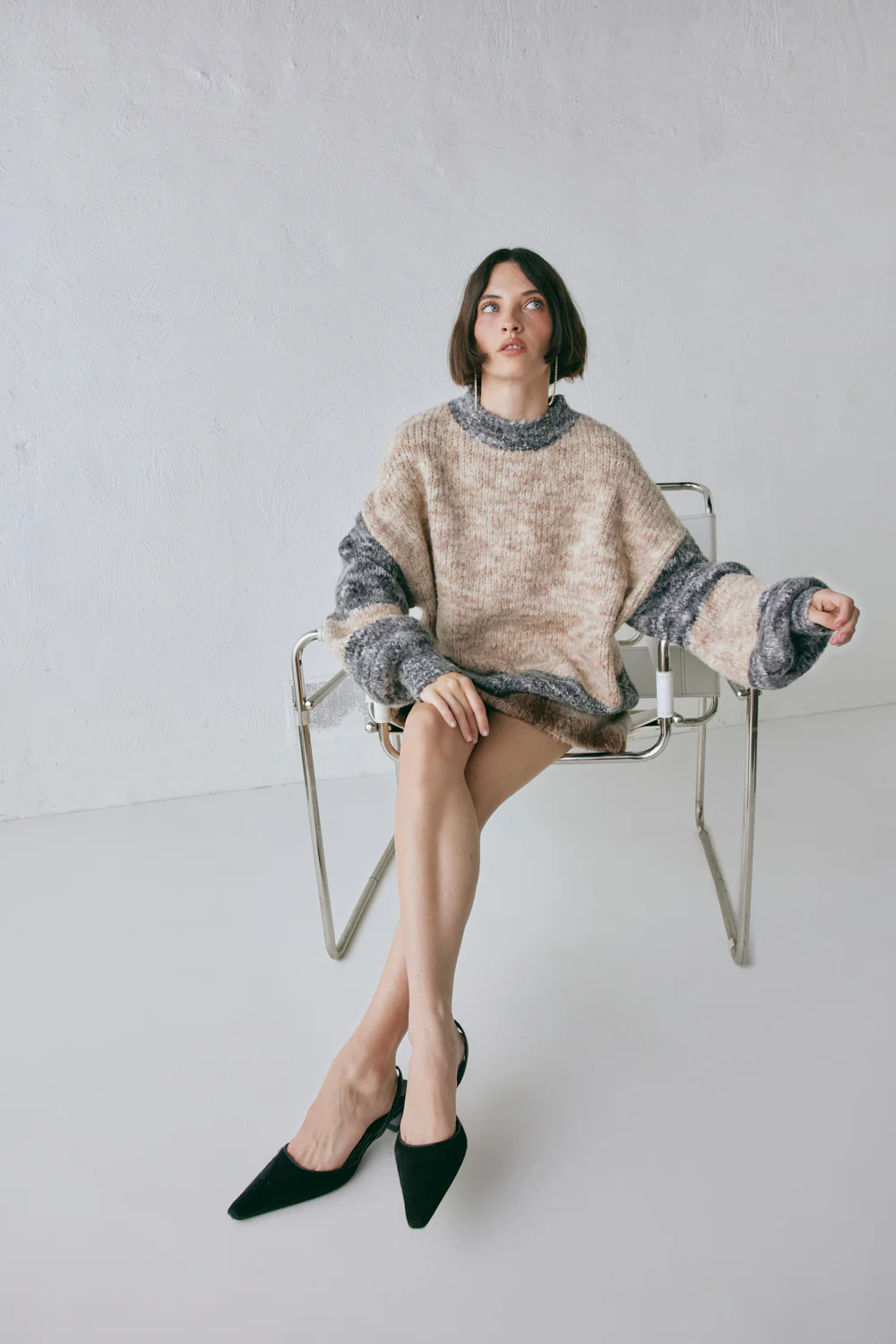 Alys Knit Jumper Marle - Image 6