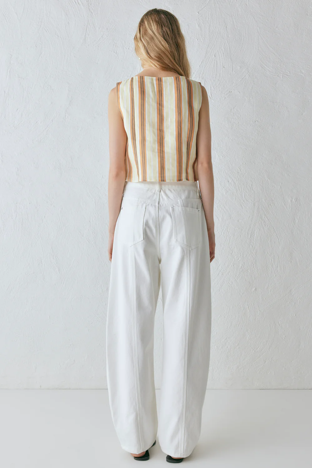Ama Linen Top Stripe - Image 6