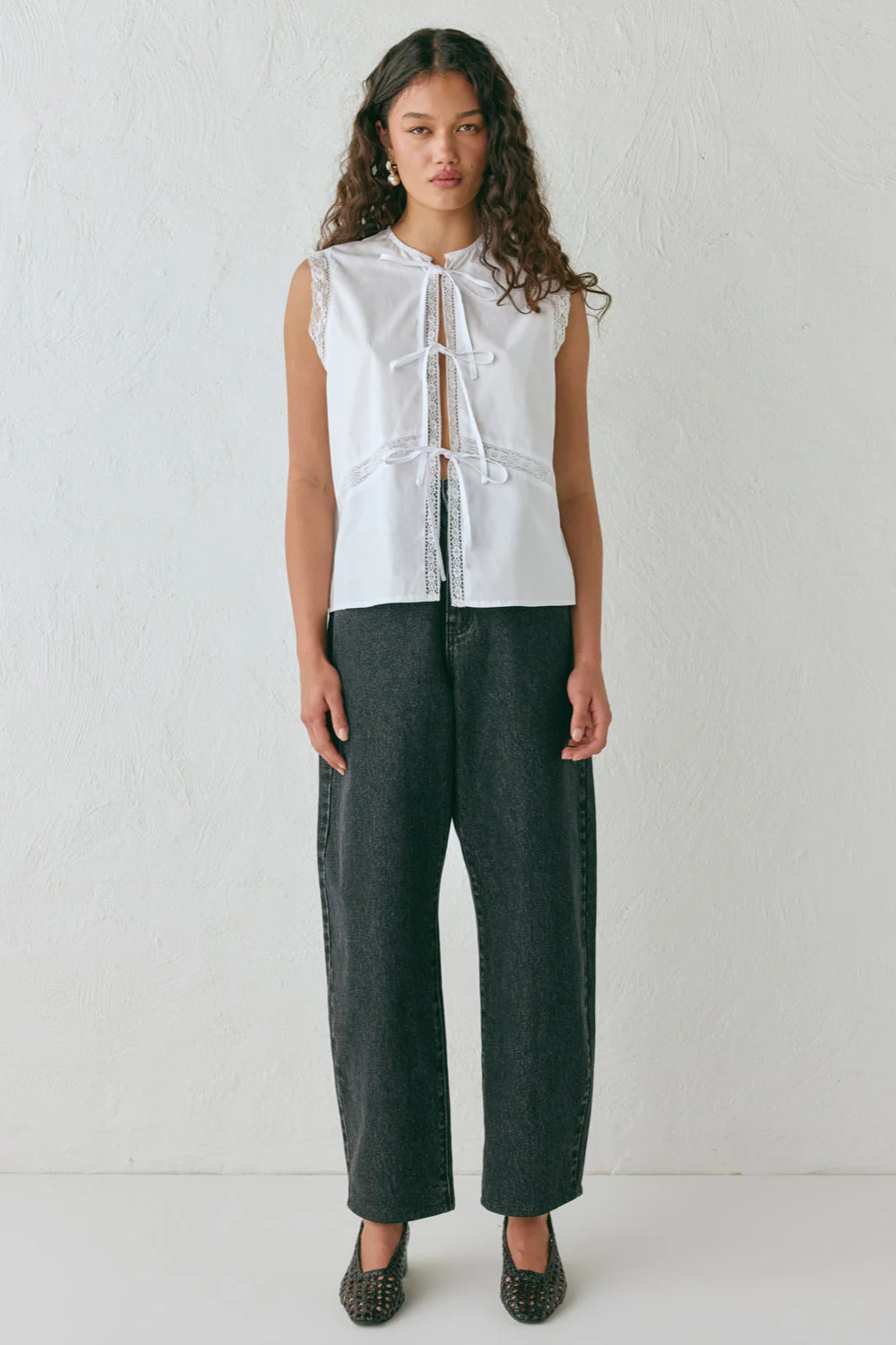 Amber Smock Top White - Image 2