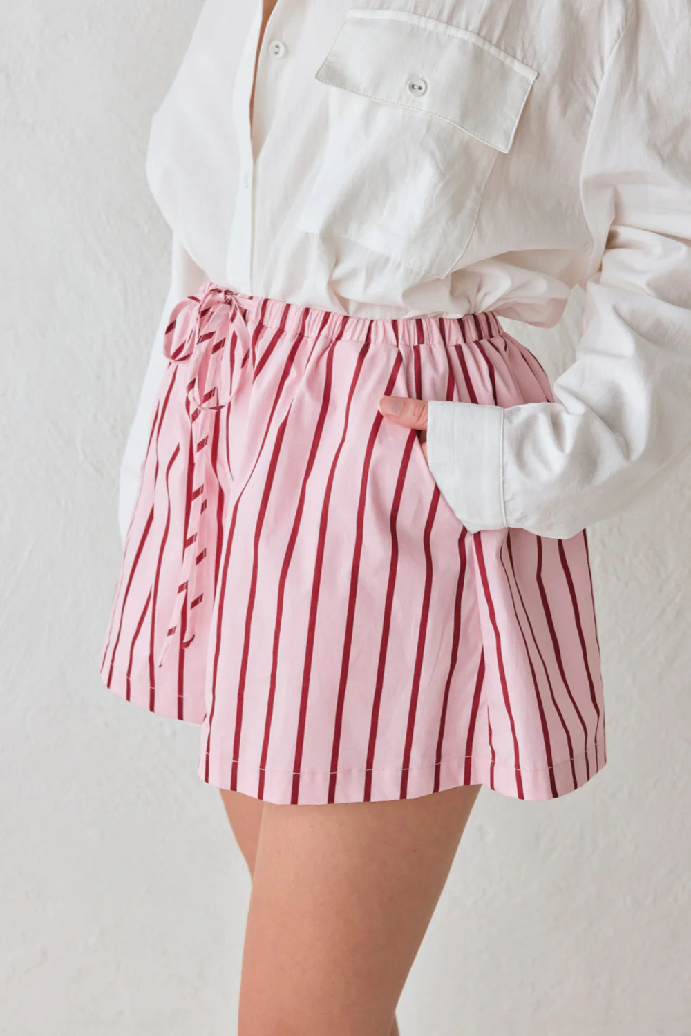 Annika Shorts Berry Stripe - Image 4