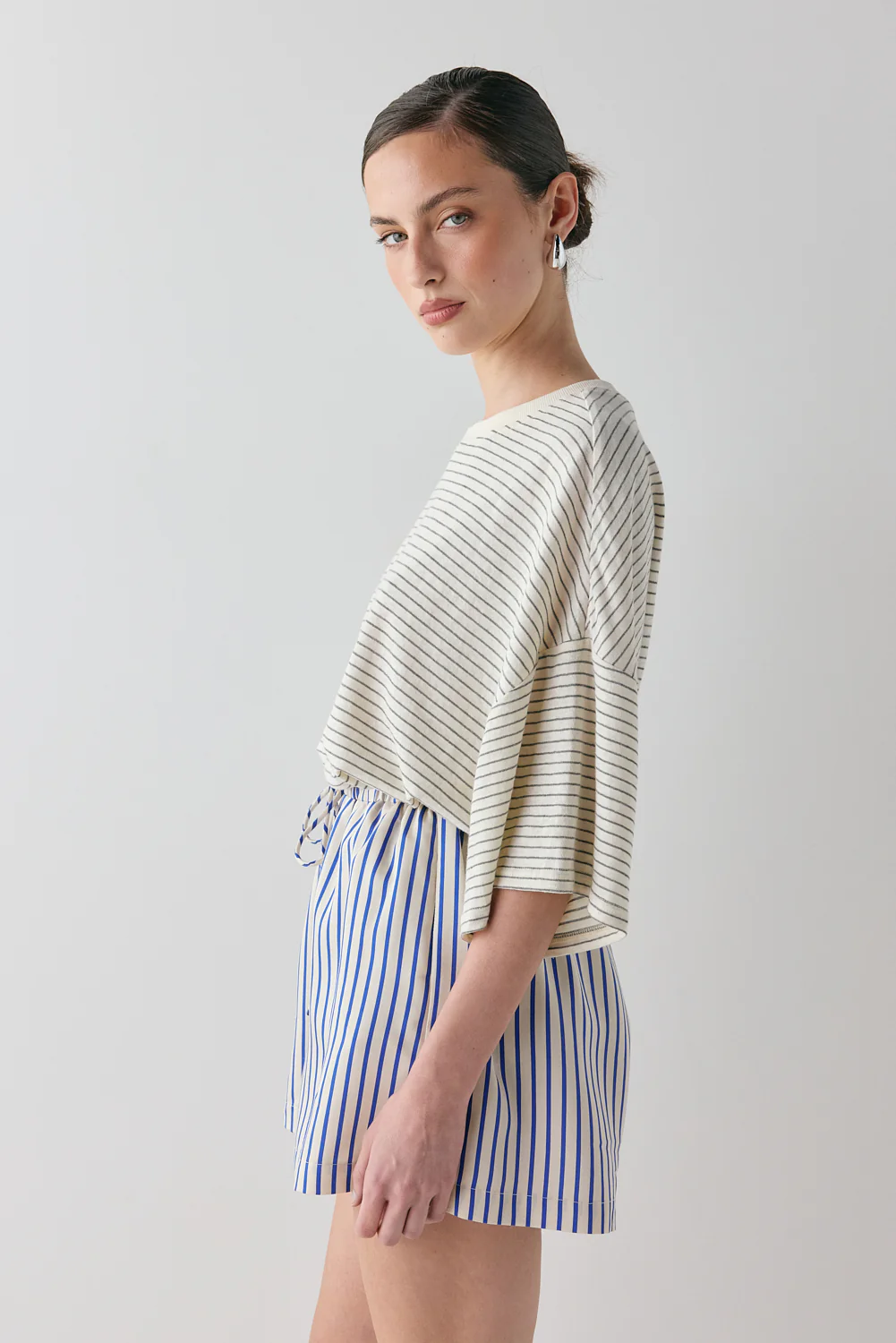 Annika Shorts Cobalt Stripe - Image 5