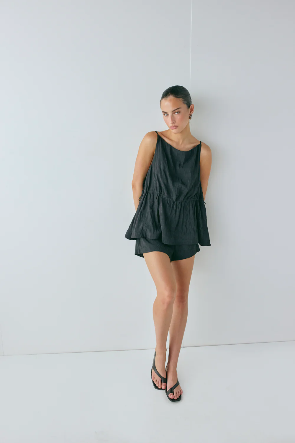 Annika Shorts Crinkle Black - Image 6