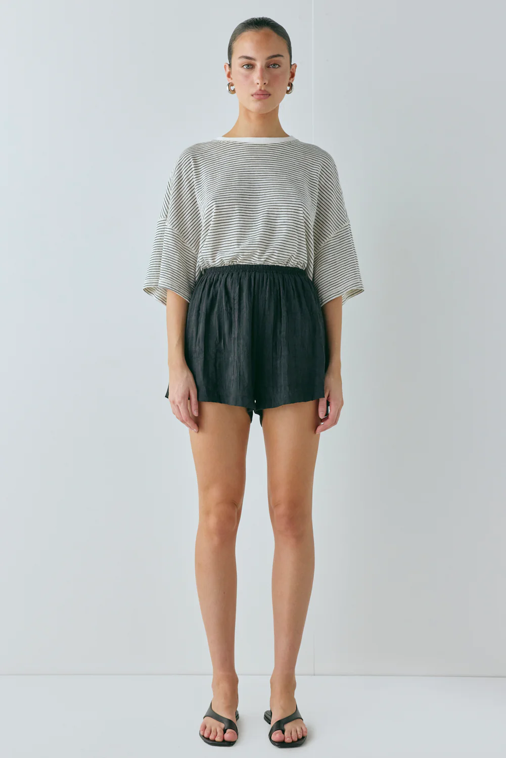 Annika Shorts Crinkle Black - Image 7