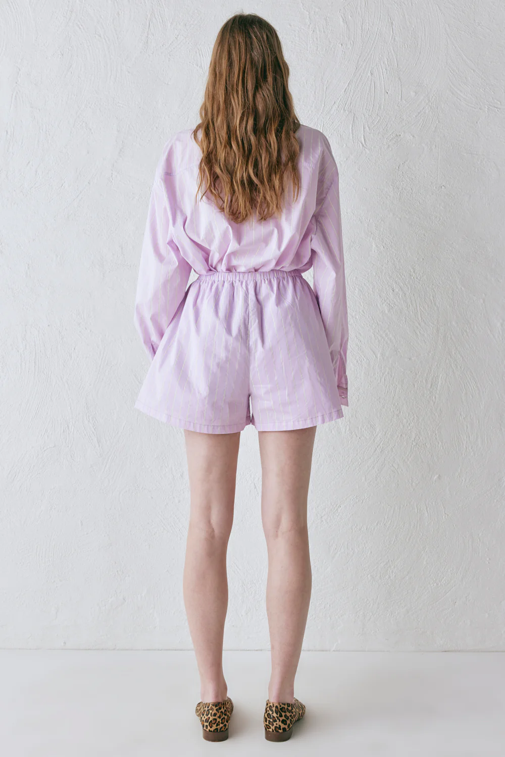 Annika Shorts Lilac Stripe - Image 6
