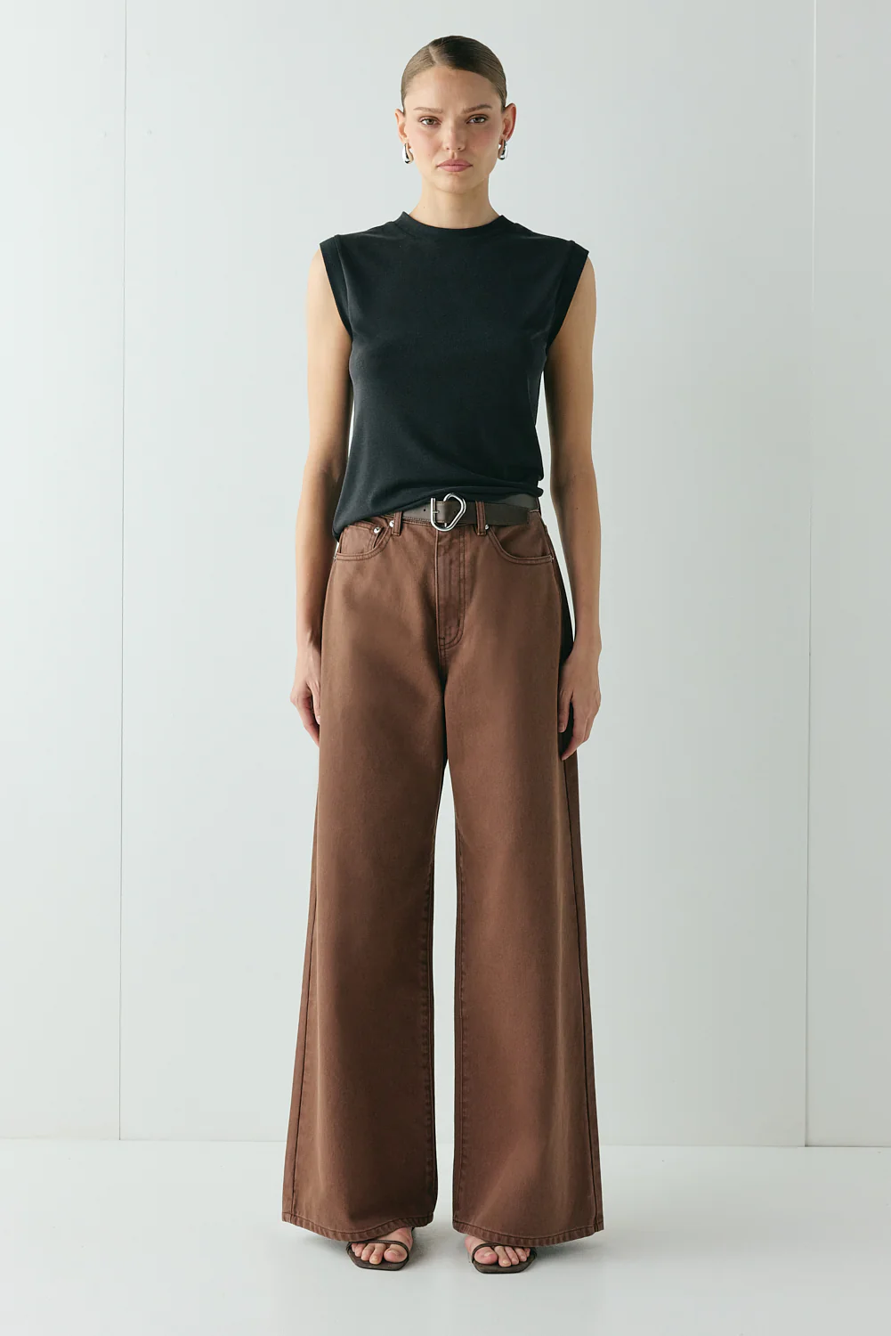 Aston Denim Jeans Chocolate
