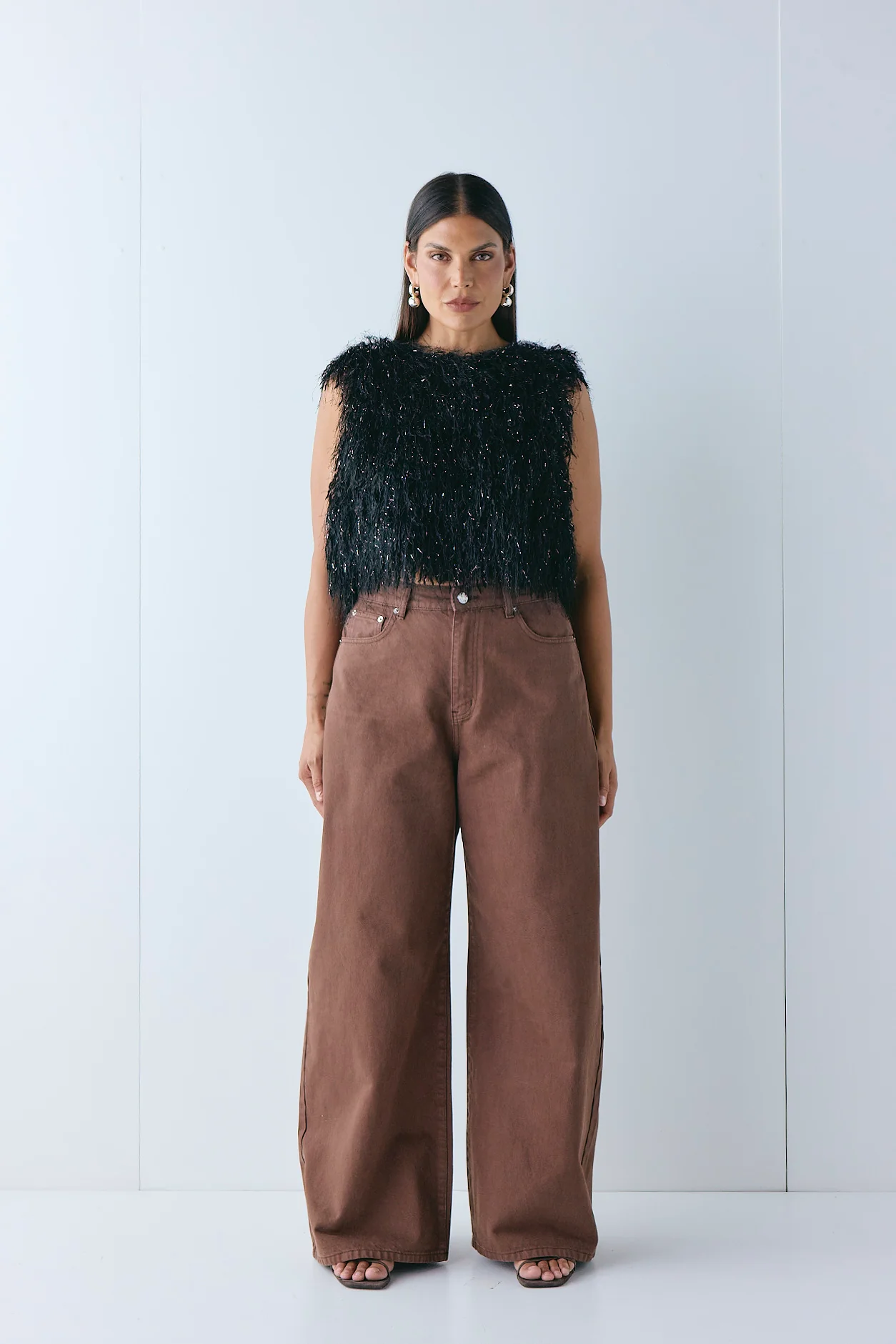 Aston Denim Jeans Chocolate - Image 3