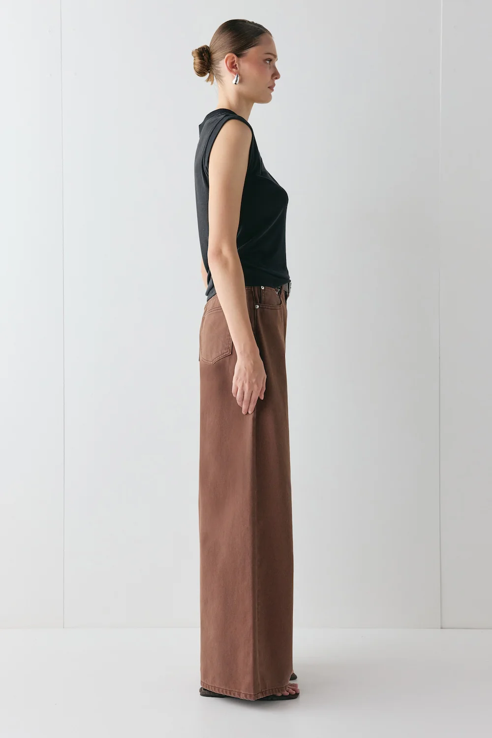 Aston Denim Jeans Chocolate - Image 6