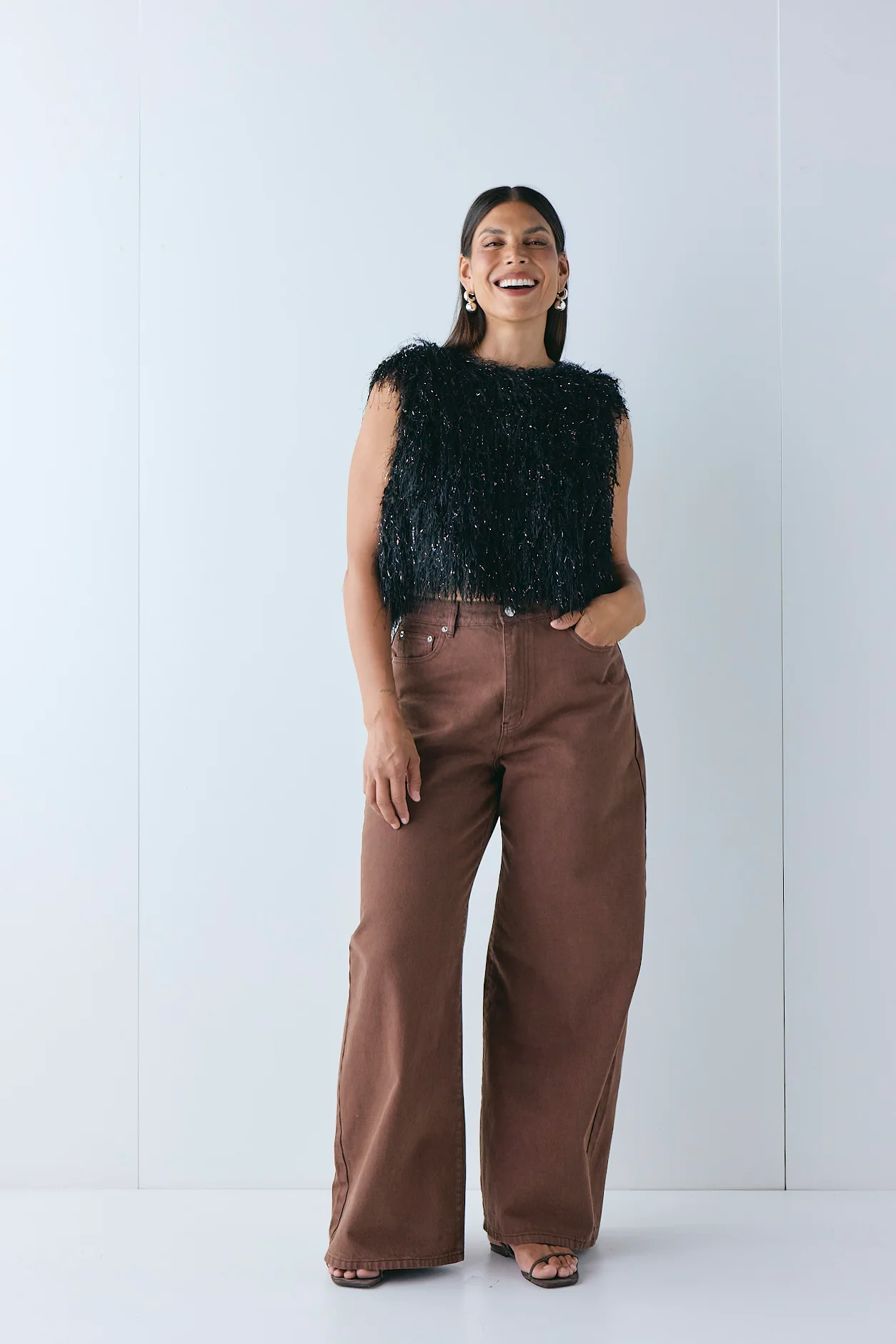 Aston Denim Jeans Chocolate - Image 7