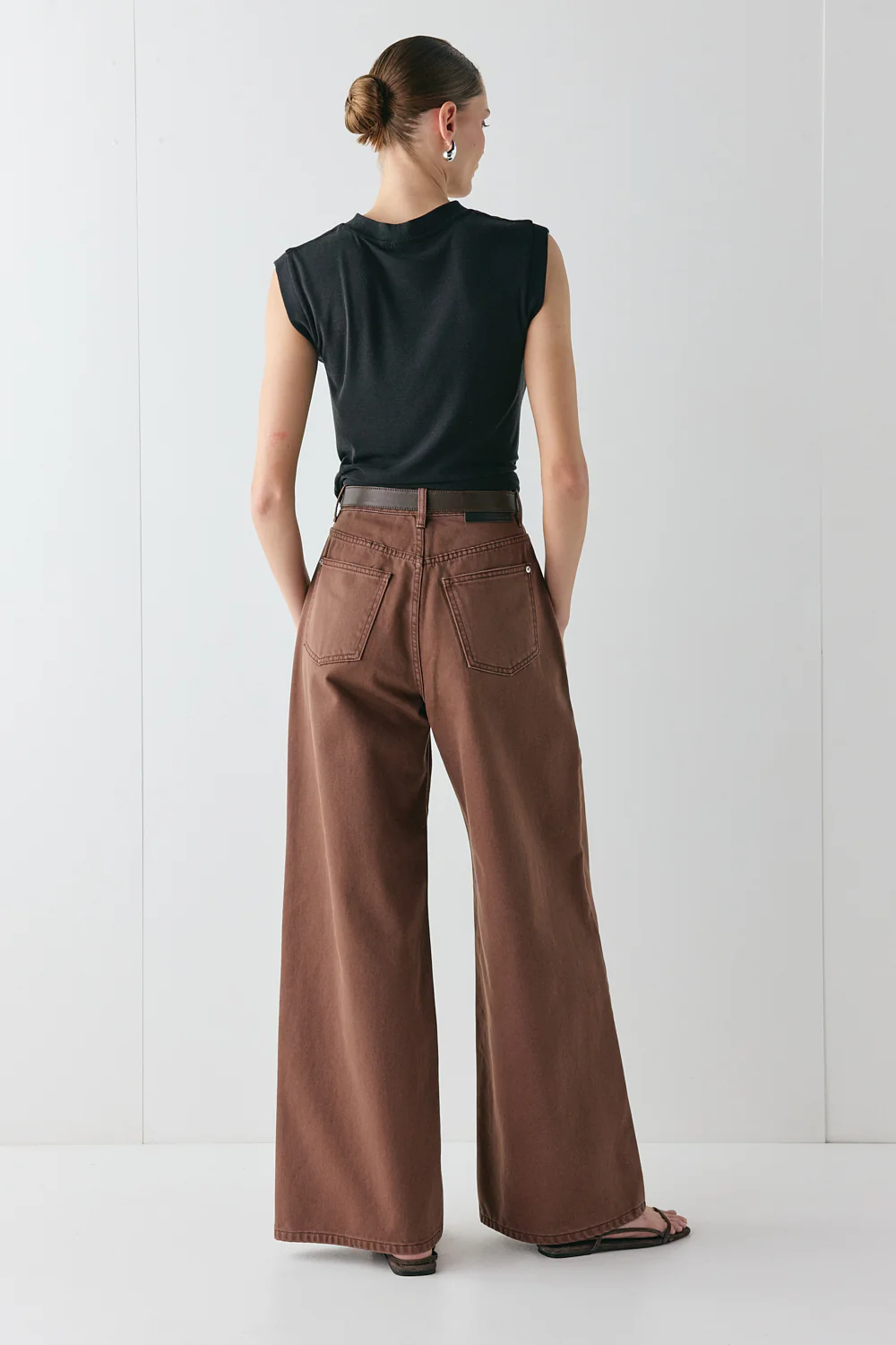 Aston Denim Jeans Chocolate - Image 8