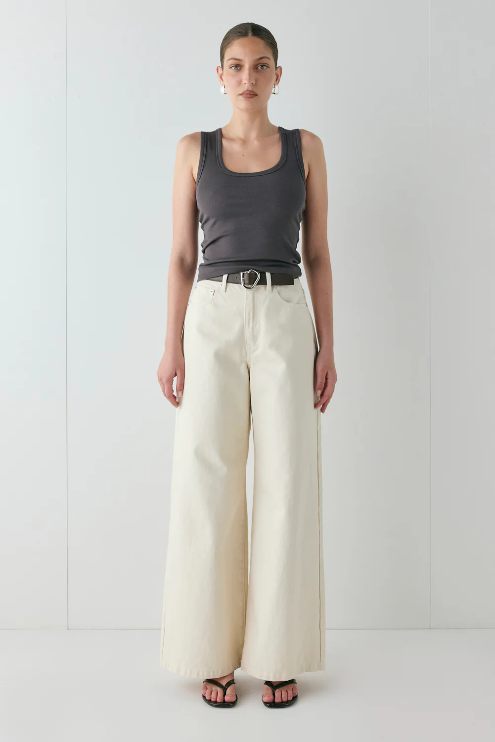 Aston Denim Jeans Cream