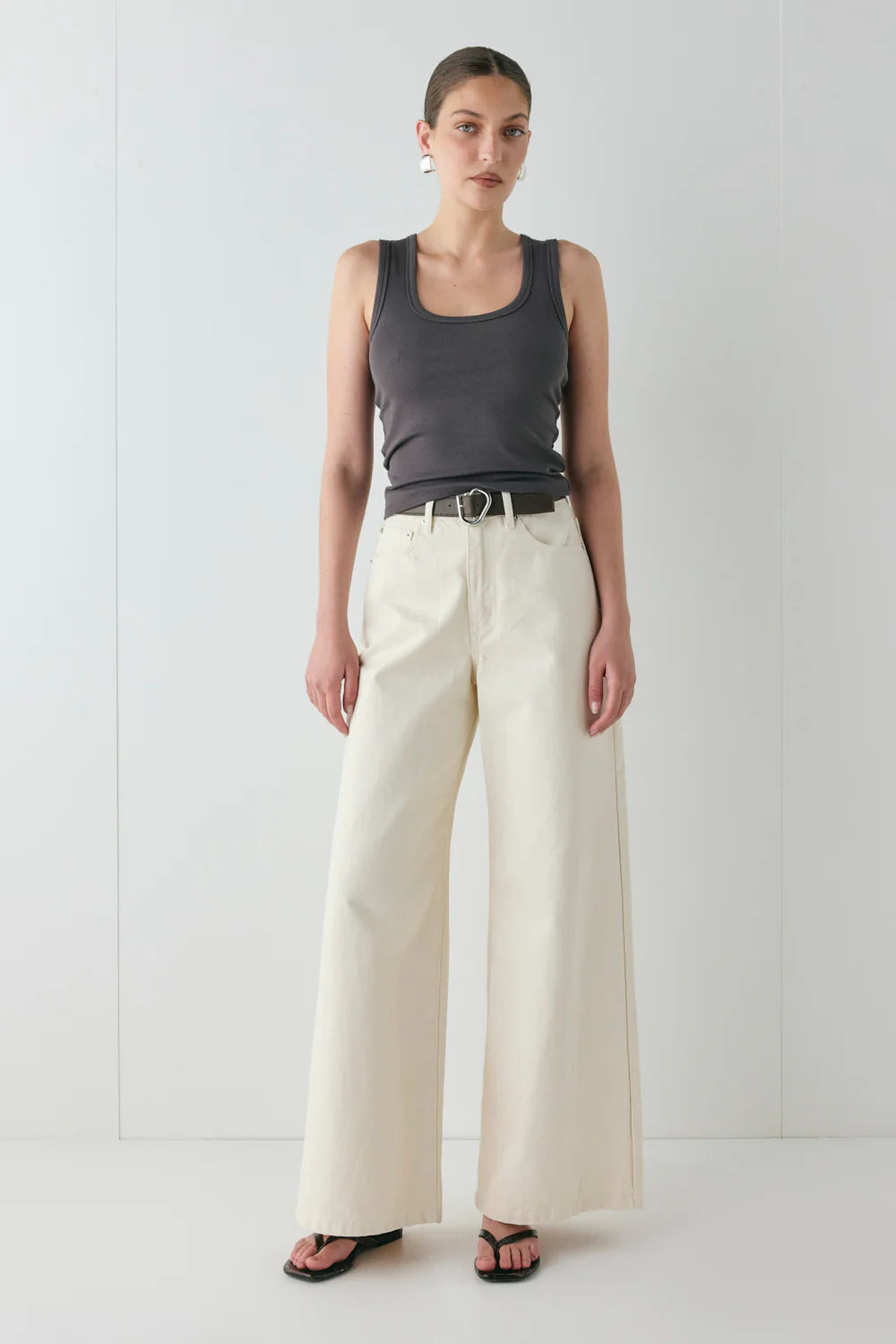 Aston Denim Jeans Cream - Image 4