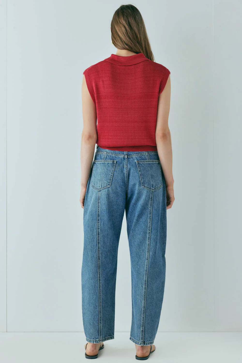 Aubrey Knit Top Red - Image 8