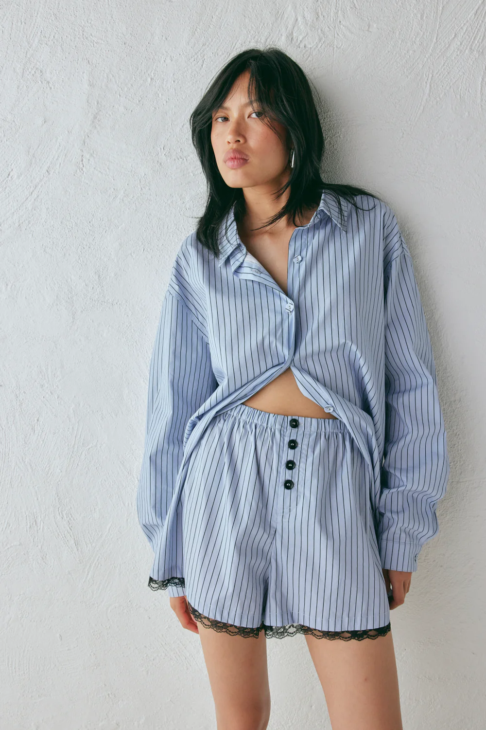 Ava Shorts Blue Stripe - Image 8