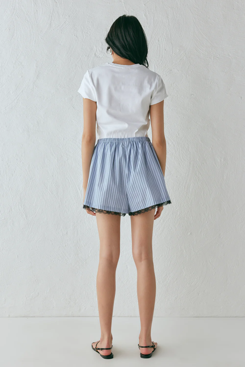 Ava Shorts Blue Stripe - Image 9