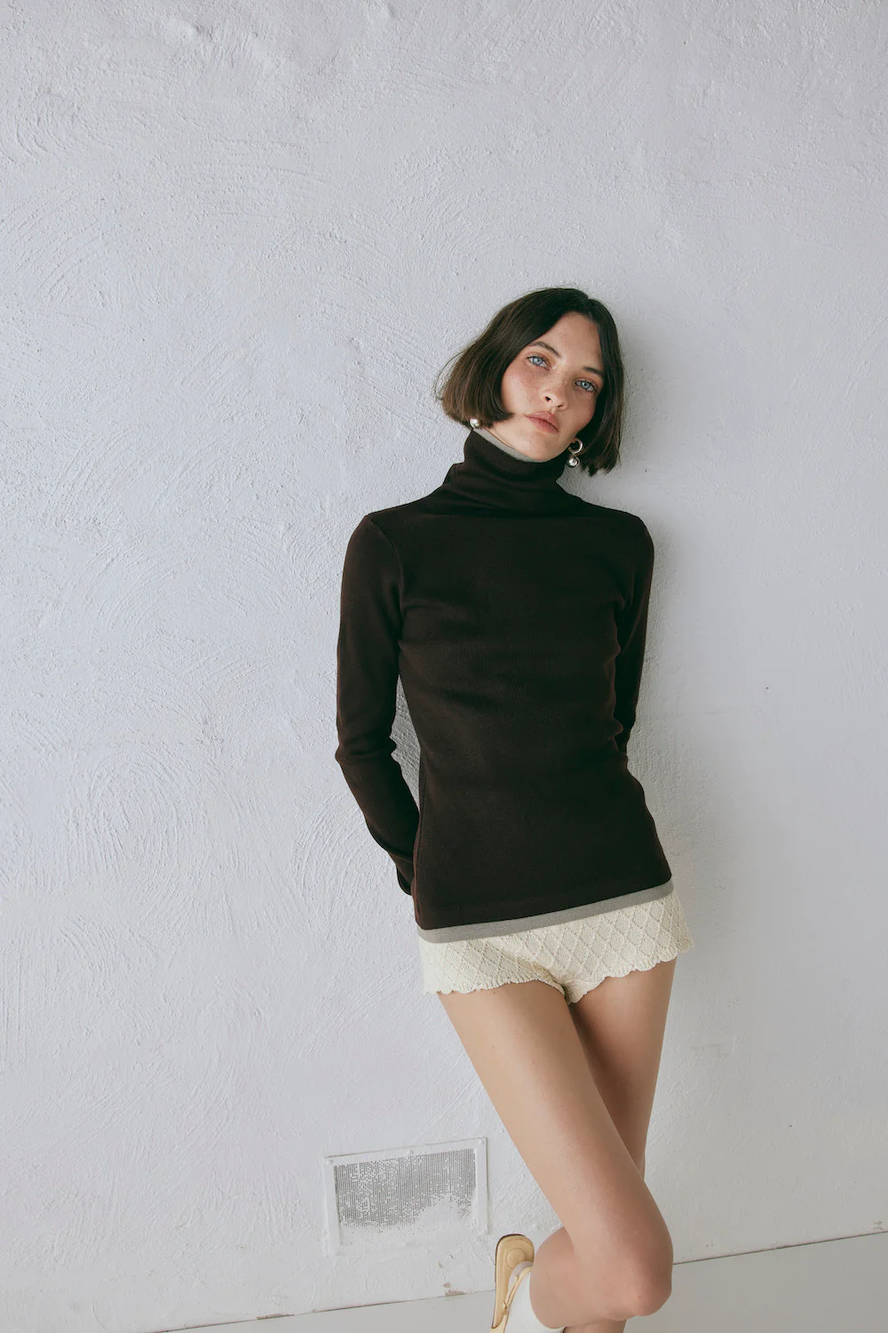Bea Knit Skivvy Chocolate - Image 6