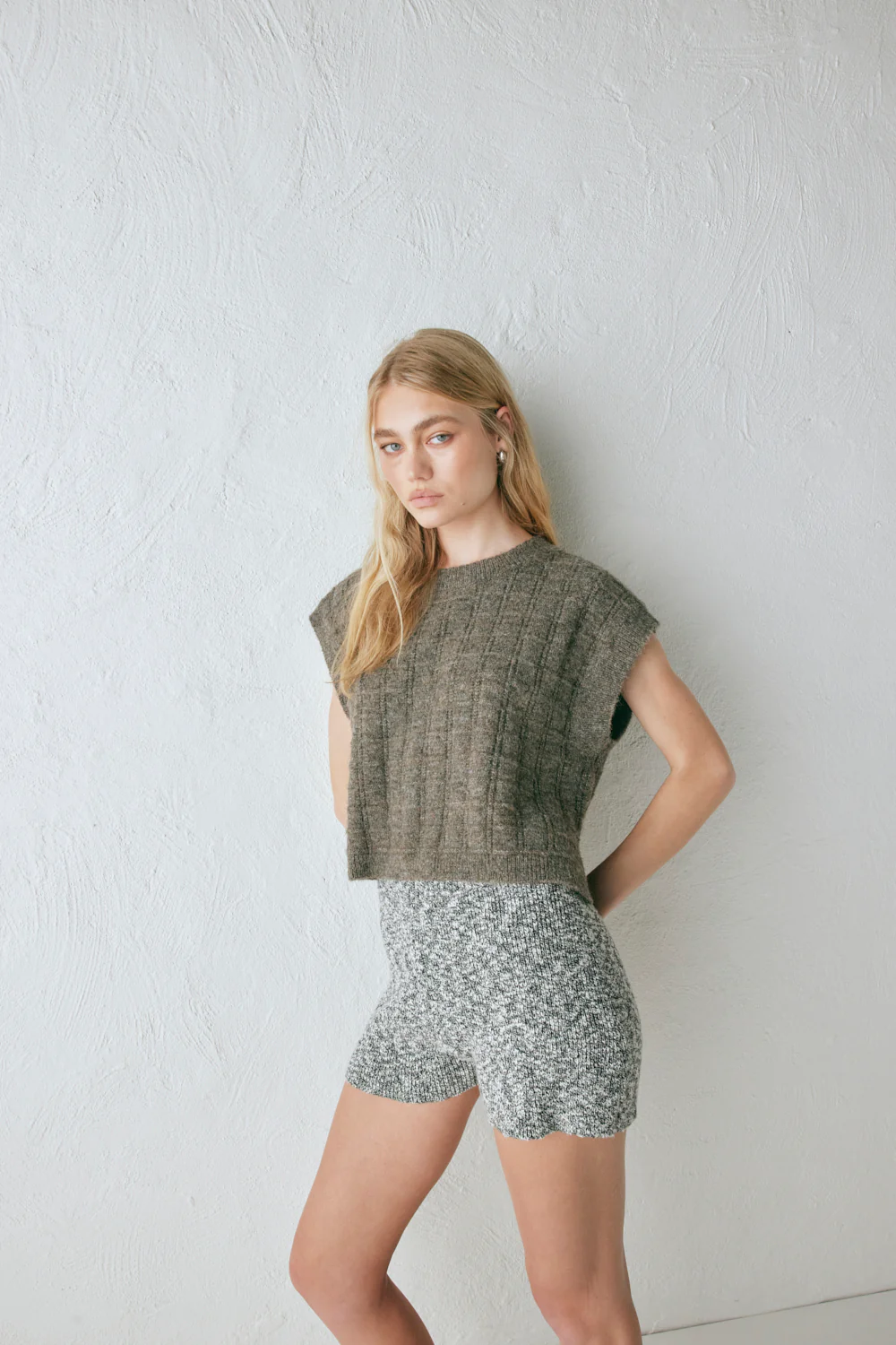 Bibi Knit Vest Marle - Image 3