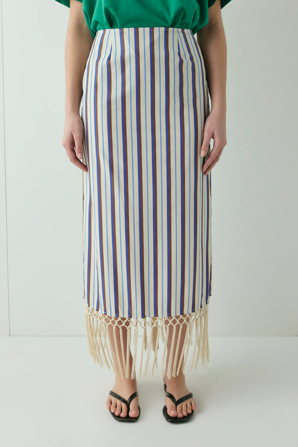Billie Midi Skirt Stripe - Image 3