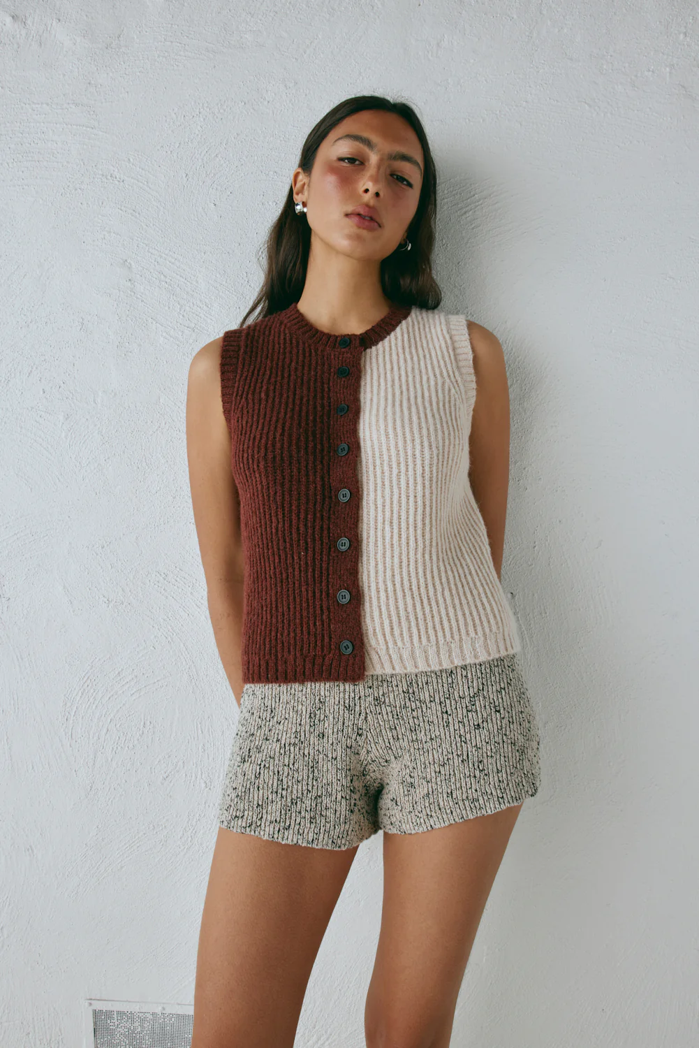 Bridgette Knit Vest Splice - Image 7