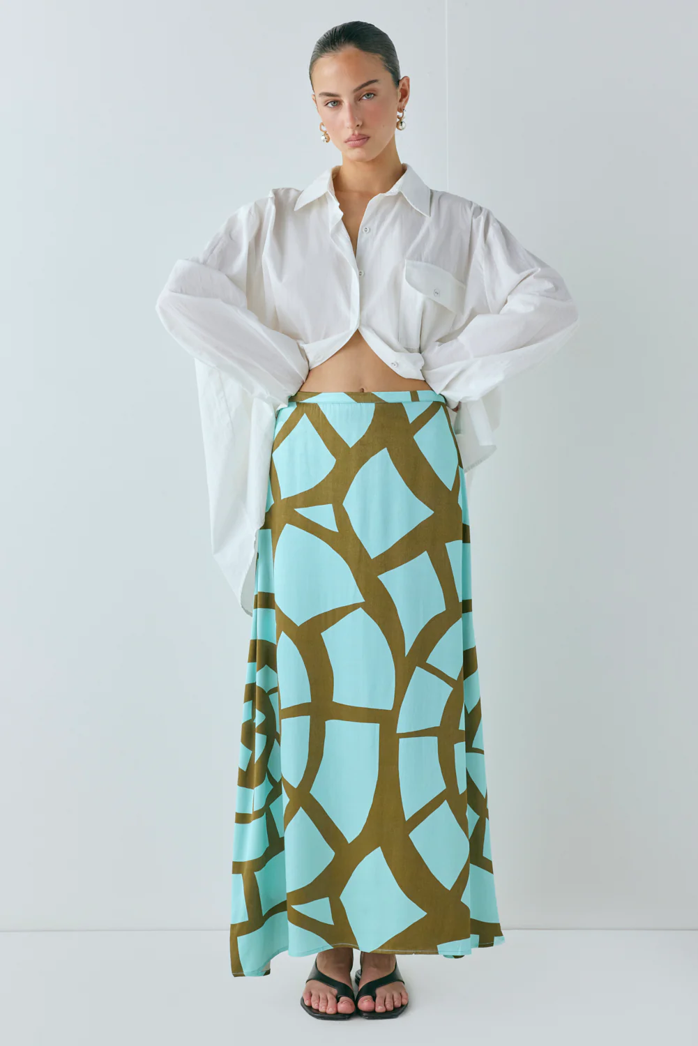 Brie Midi Skirt Avi - Image 2