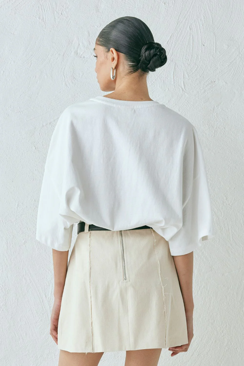 Callie Mini Skirt Oat - Image 7