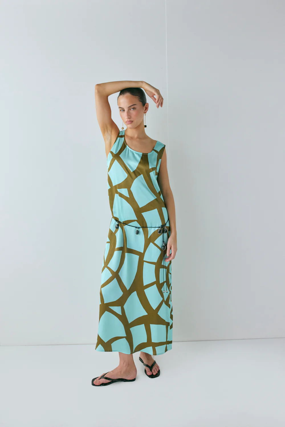 Cate Smock Maxi Dress Avi - Image 3