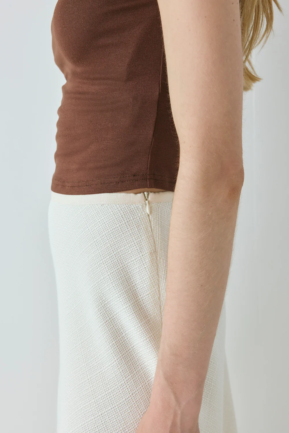 Cece Maxi Skirt Cream - Image 4