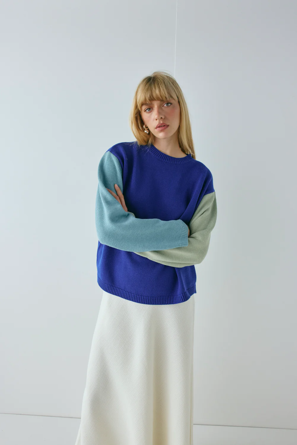 Clara Jumper Cobalt Splice - Image 2