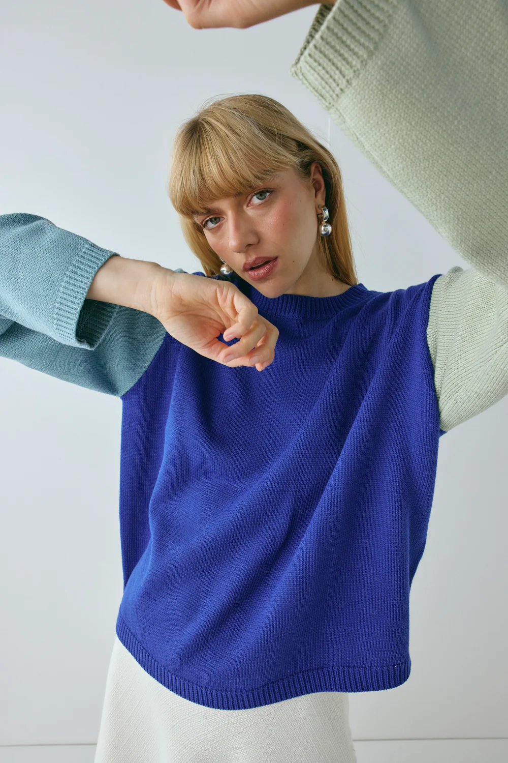Clara Jumper Cobalt Splice - Image 5