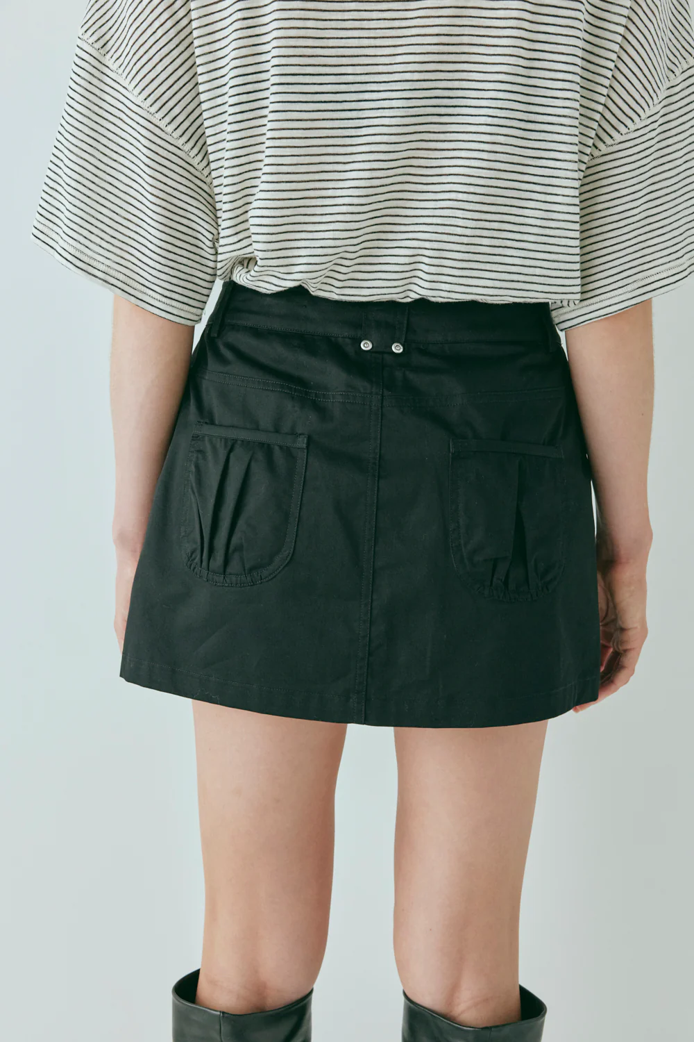 Cleo Mini Skirt Black - Image 7