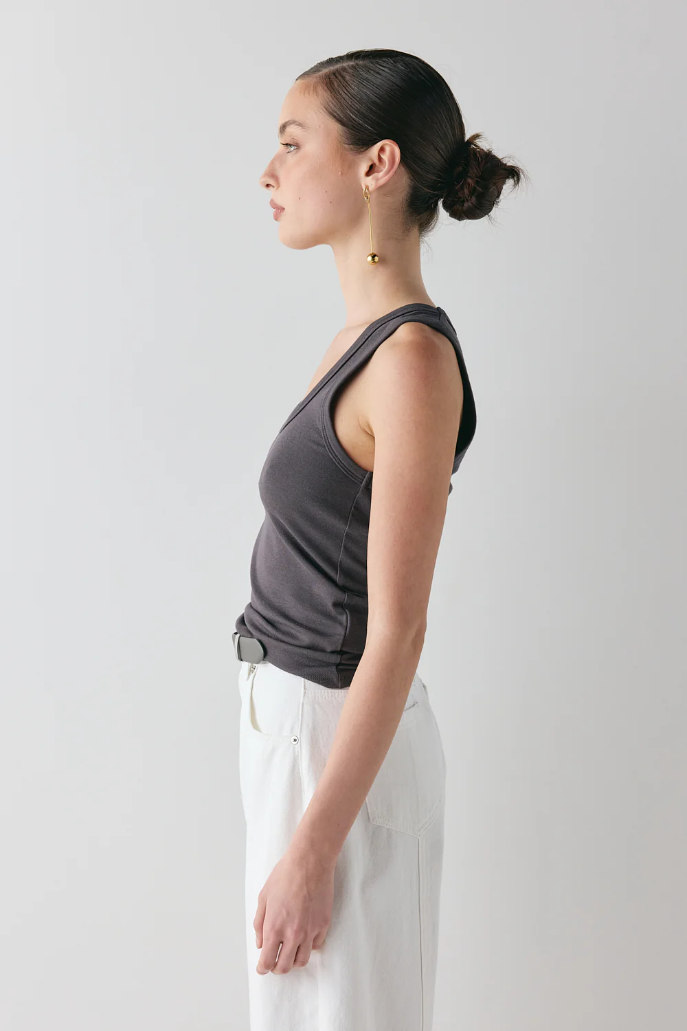 Cora Tank Charcoal - Image 5