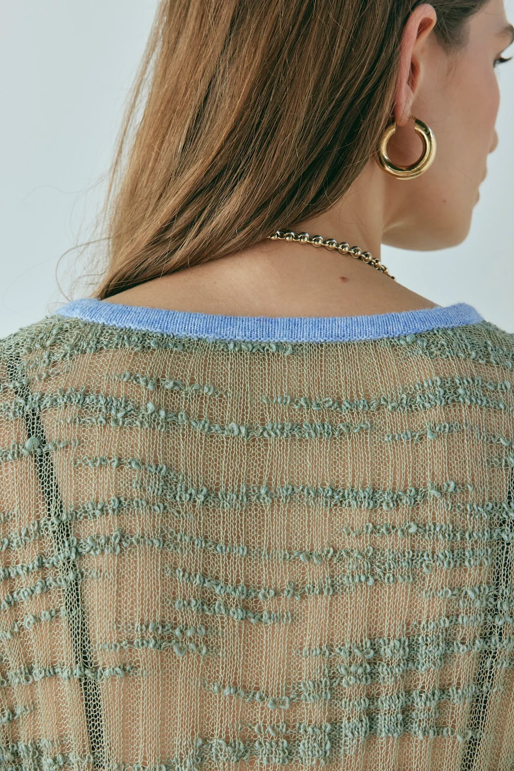 Crista Knit Top Khaki - Image 4