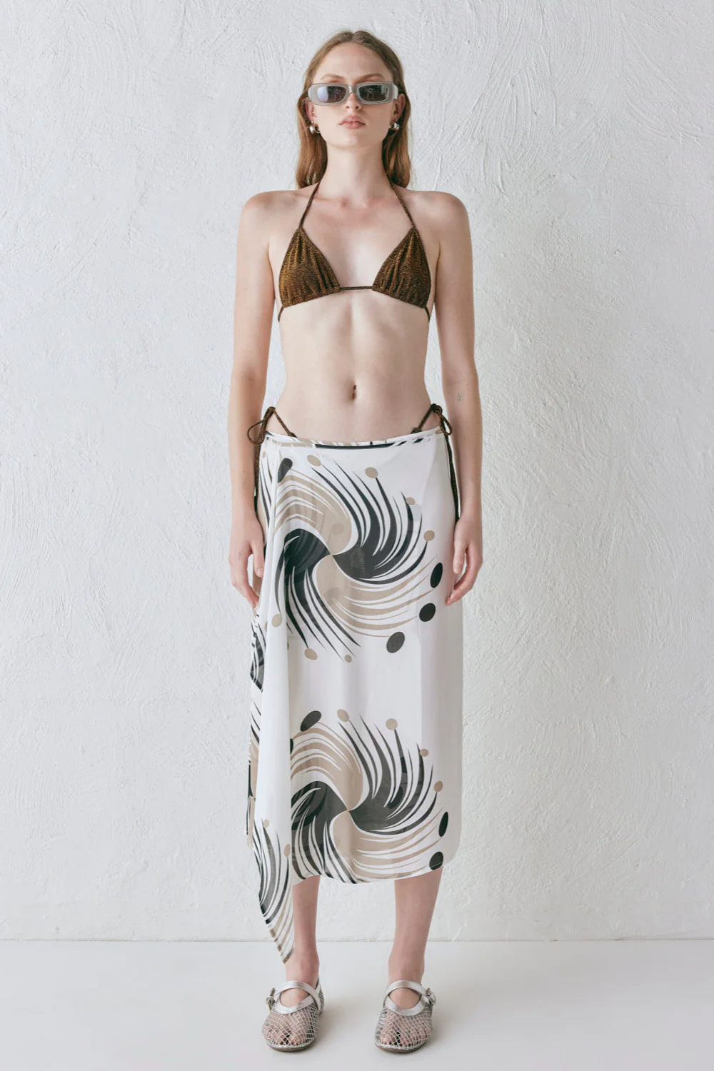 Delfi Wrap Midi Skirt Neo - Image 4