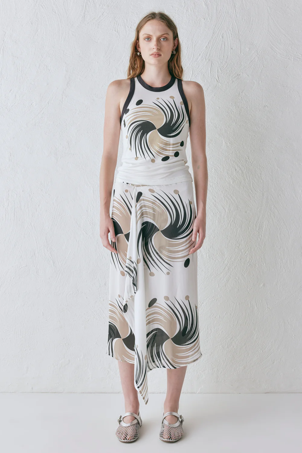 Delfi Wrap Midi Skirt Neo - Image 7