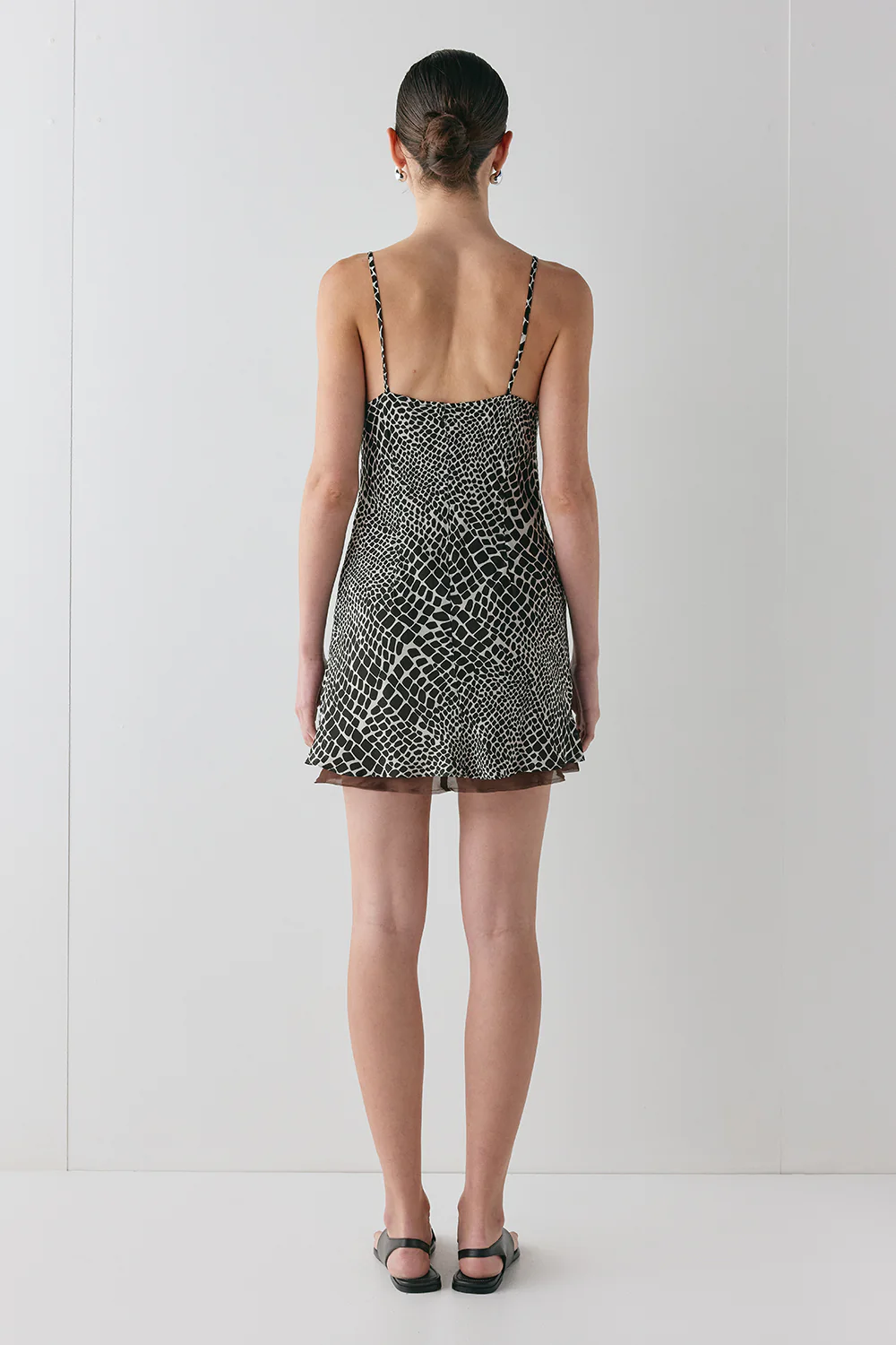 Delia Mini Dress Croc - Image 9