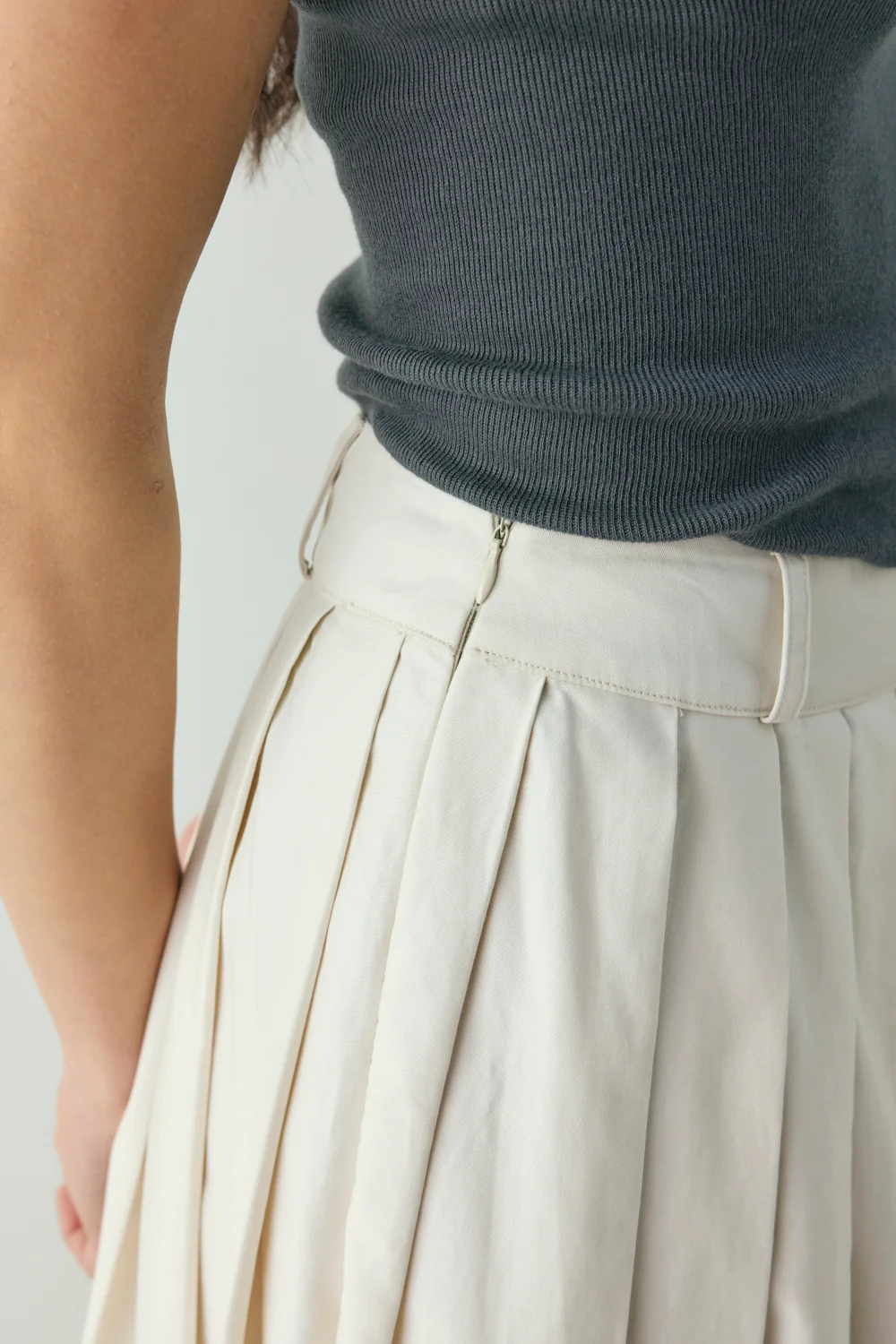 Delphi Maxi Skirt Cream - Image 4