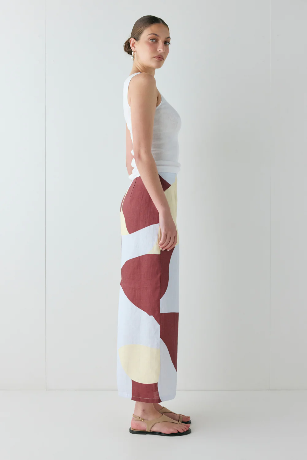 Devyn Linen Midi Skirt Muna - Image 3