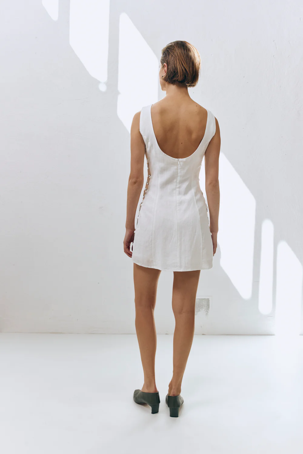 Discoteca Mini Dress White - Image 4