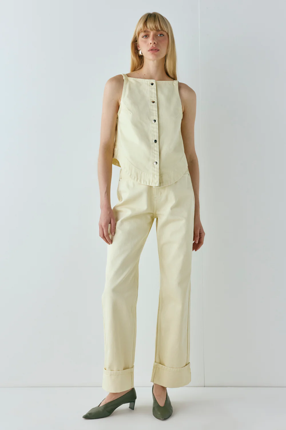 Drew Denim Top Butter - Image 3