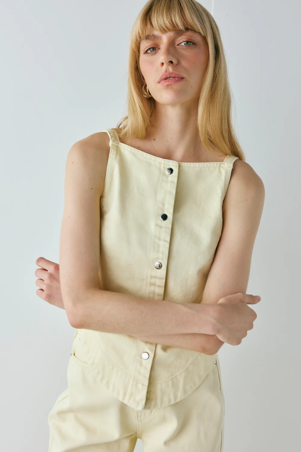 Drew Denim Top Butter - Image 4