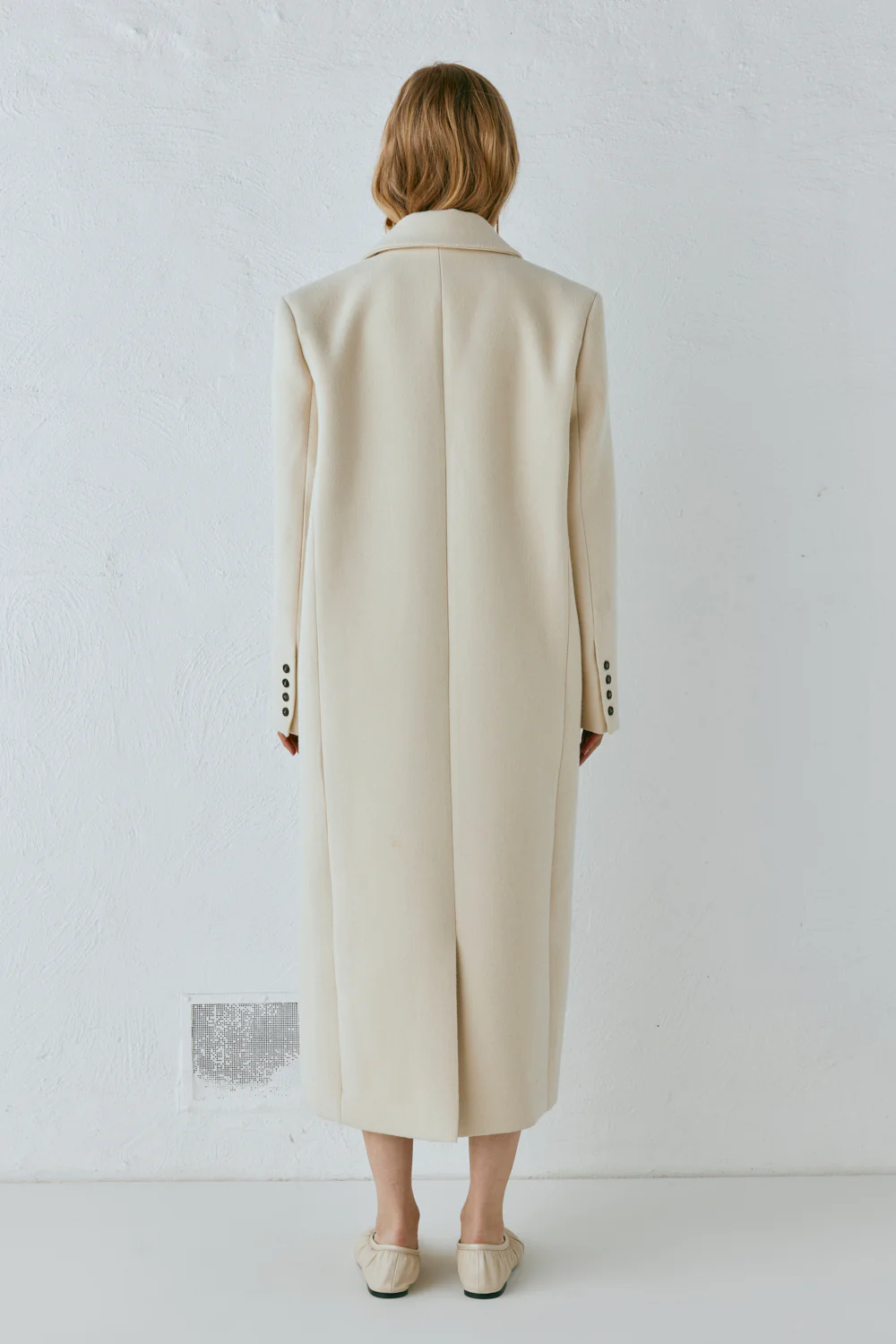 Dua Trench Coat Cream - Image 10