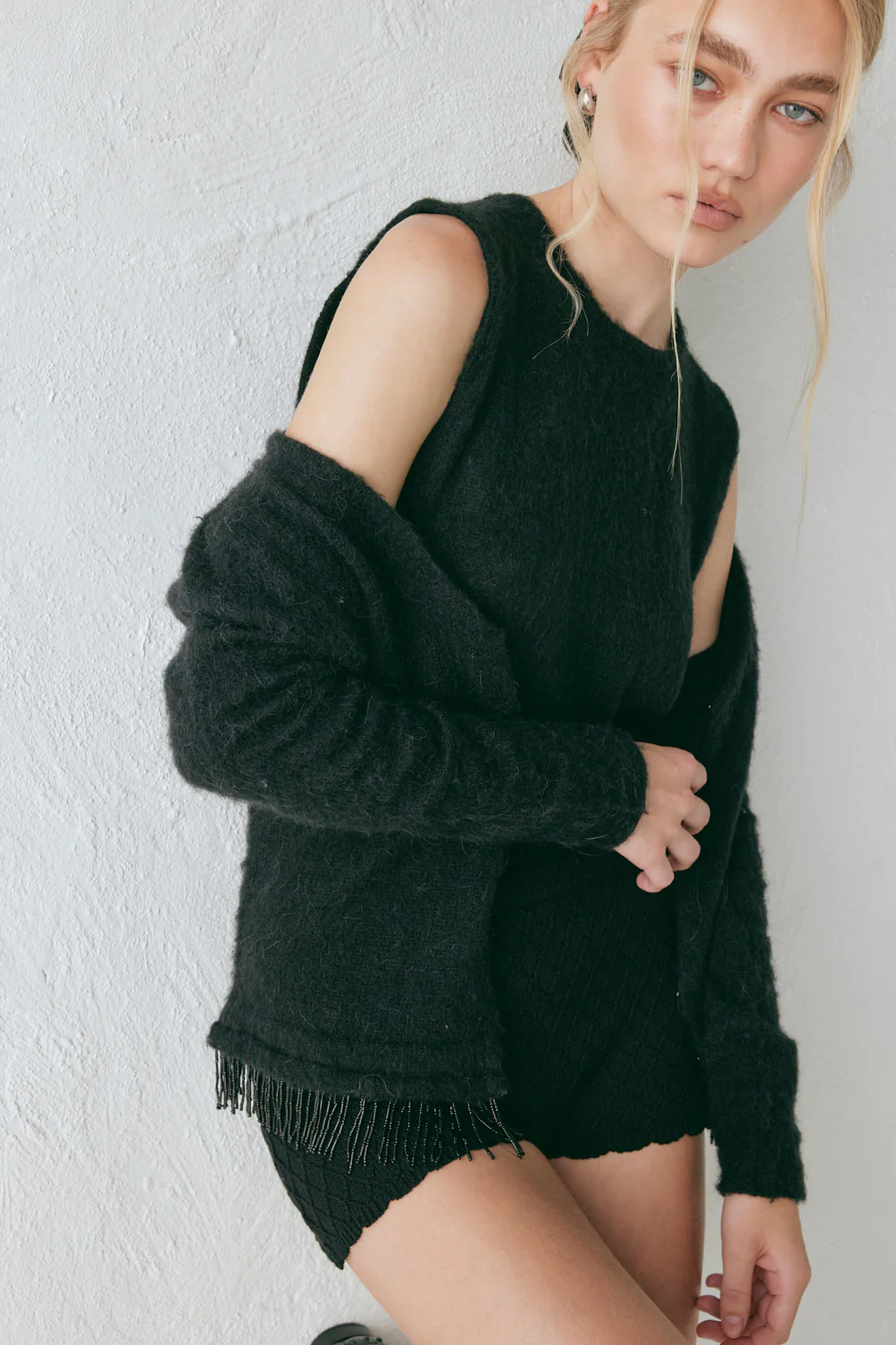 Edie Knit Top Black - Image 5