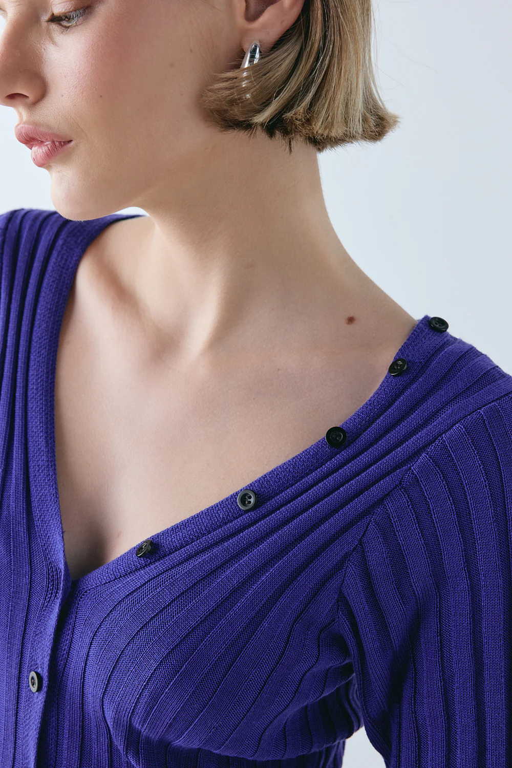 Elisa Knit Top Purple - Image 5
